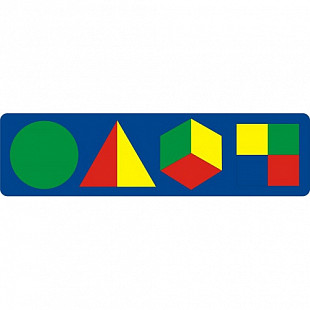 Мозаика мягкая с геометрическими фигурами Флексика 45312