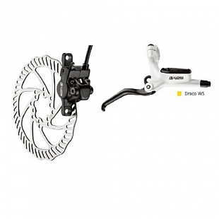 Тормоз дисковый гидравлический задний Tektro draco ws под женскую руку ротор 180мм black/white ZTB11333