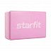 Блок для йоги  Starfit YB-200 EVA  22,5х15 см pink pastel