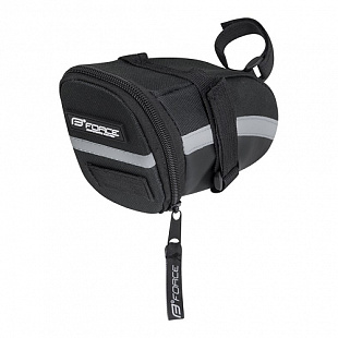 Сумка под седло Force MID velcro 896110 black