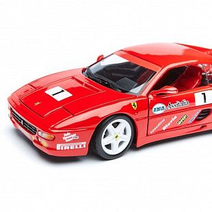 Машинка Bburago 1:24 Ferrari F355 Challenge (18-26306) red