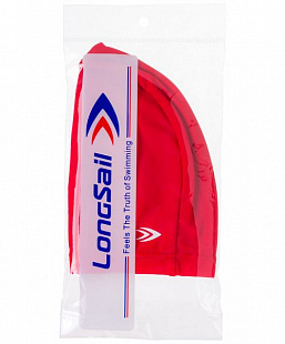 Шапочка для плавания детская LongSail red