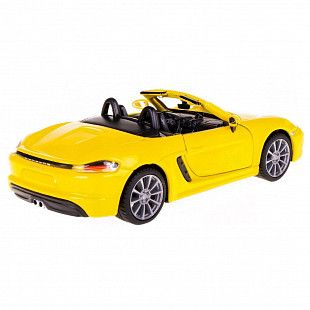 Машинка Bburago 1:32 Porsche 718 Boxster S (18-43049) yellow