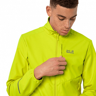 Куртка ветрозащитная мужская Jack Wolfskin Delta Tour Jkt M flashing green