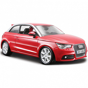 Сборная модель автомобиля Bburago 1:24 Audi A1 (18-25105) red