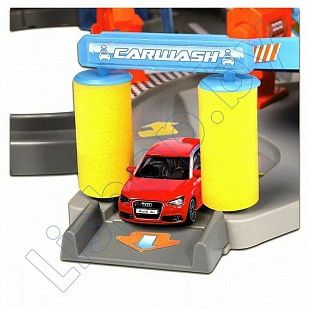 Игровой набор Bburago Street Fire Паркинг 4-х уровневый Mega Dealer Showroom (18-30031)