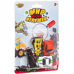 Набор машинок YAKO серия Мир micro Игрушек M7732