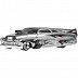 Машинка Hot Wheels Базовой коллекции '49 Drag Merc 215/250 (5785 HTB54) mainline 2024