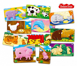 Пазлы макси парные Десятое Королевство Чей малыш? 02514