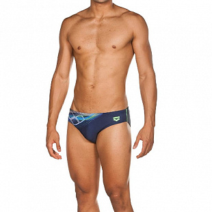 Плавки мужские Arena Briza Brief 001751 766 navy/shiny green 