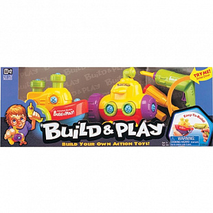 Игрушка Keenway Игровой набор из пластмассы BUILD & PLAY лодка+подвлодка 11862