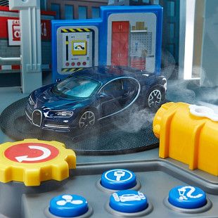Игровой набор Bburago Street Fire Автомойка с машинкой (18-30406) black
