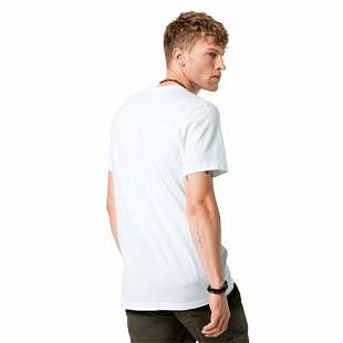 Футболка мужская Jack Wolfskin Chevron T M white rush