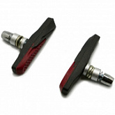 Колодки тормозные Zeit резьбовые, 72 мм, black/red Z-661