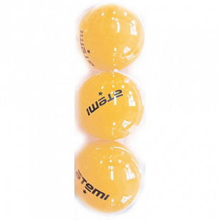 Мячи для настольного тенниса Atemi 1* (3шт) orange