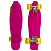 Penny board (пенни борд) Atemi APB-4.15 Pink (с LED-подсветкой)