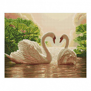 Алмазная мозаика Picasso "Лебеди" PD4050017