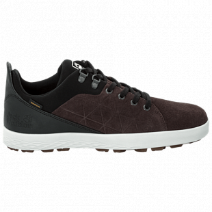 Полуботинки мужские Jack Wolfskin Auckland Texapore Low M walnut / black