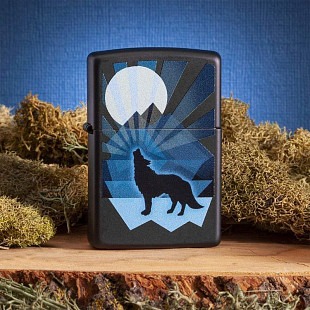Зажигалка Zippo Wolf and Moon Design 29864