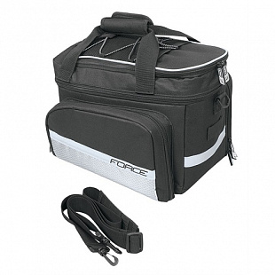 Сумка на багажник Force Large 896374 black