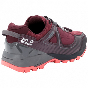 Водонепроницаемые кроссовки женские Jack Wolfskin Cascade Hike Xt Texapore Low W burgundy / pink