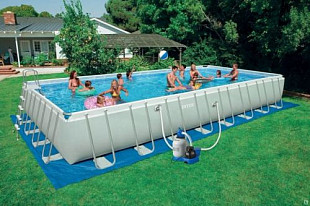 Каркасный бассейн Intex Ultra Frame 26372NP 975х488х132 см