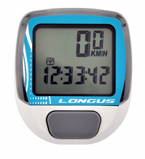 Велокомпьютер Longus BT-3 10 ф. Blue 804766