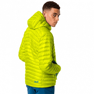Ветрозащитная утепленная куртка мужская Jack Wolfskin Mountain Down Jkt M flashing green