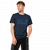 Футболка мужская Jack Wolfskin Brand Logo T M night blue