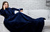 Плед с рукавами Sleepy Original New Year Dark Blue