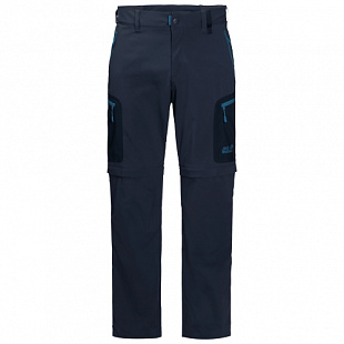 Брюки с молнией мужские Jack Wolfskin Activate Light Zip Off Men night blue