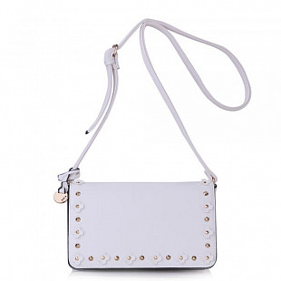 Женская сумка из кожи Pola 64434 white