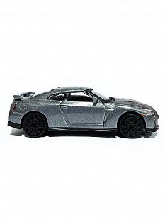 Машинка Bburago 1:43 Nissan GT-R (18-30000/18-30135) metallic silver