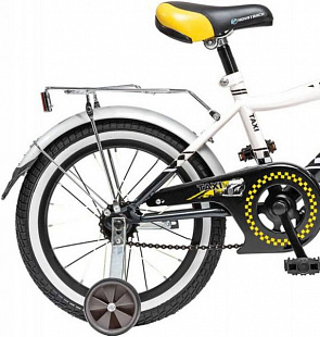 Велосипед Novatrack Taxi 20" (2016) Black/White 167TAXI.WT6