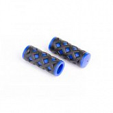 Грипсы HY-500-3G L-75 black/blue