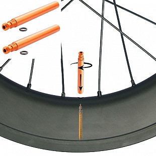 Удлинитель вентиля Super B S/V L:60мм AL6061 пара TB-VC20