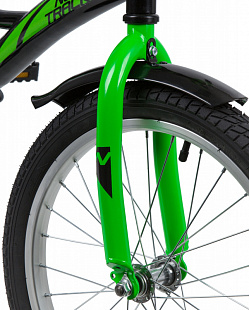 Велосипед Novatrack Strike 18" (2020) 183STRIKE.BKG20 black/green