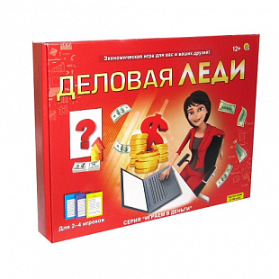 Экономическая игра Рыжий Кот Играем в деньги Деловая леди ИН-1730