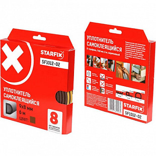Уплотнитель D 9х 0,8 см 0,6 см Starfix (SF1012-02) SF1012-02