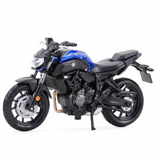 Масштабная модель мотоцикла Maisto 1:18 2017 Yamaha MT-07 (39300 20-18855) Met Blue НОВОЕ ПОСТУПЛЕНИЕ