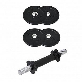 Гантель разборная обрезиненная Starfit DB-716 4 кг black