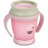 Поильник-непроливайка Lovi 360° Retro Baby 210мл 9м+ 1/583new Pink/Beige