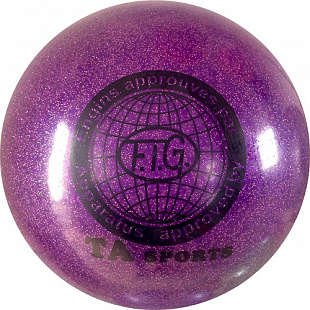 Мяч для художественной гимнастики 19 см Purple RGB-102