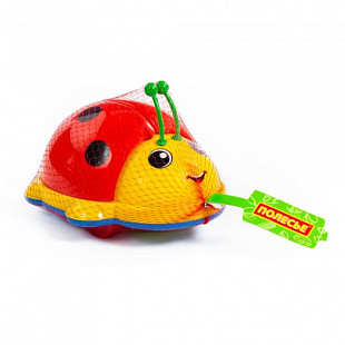 Игрушка Полесье Каталка на шнурке Божья Коровка 7888