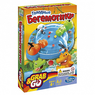 Игра детская настольная Hasbro Голодные Бегемотики B1001