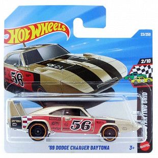 Машинка Hot Wheels Базовой коллекции '69 Dodge Charger Daytona 23/250 (5785 JJH97) mainline 2025