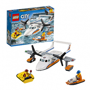 Игровой набор LEGO Сити спасательный самолет береговой охраны 60164