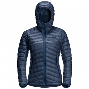 Ветрозащитная утепленная куртка женская Jack Wolfskin Mountain Down Jkt W dark indigo