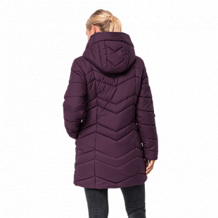 Пальто женское Jack Wolfskin Kyoto Coat W aubergine