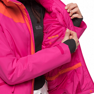 Куртка женская Jack Wolfskin Powder Mountain Jacket W pink fuchsia